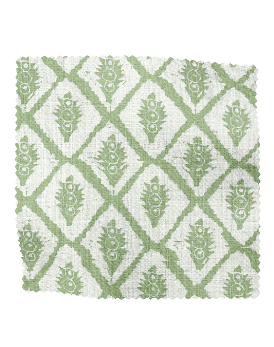 Jaipur, Light Green - Linen Fabric