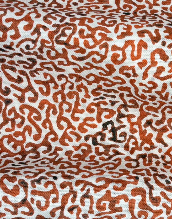 Java Fabric, Burnt Orange