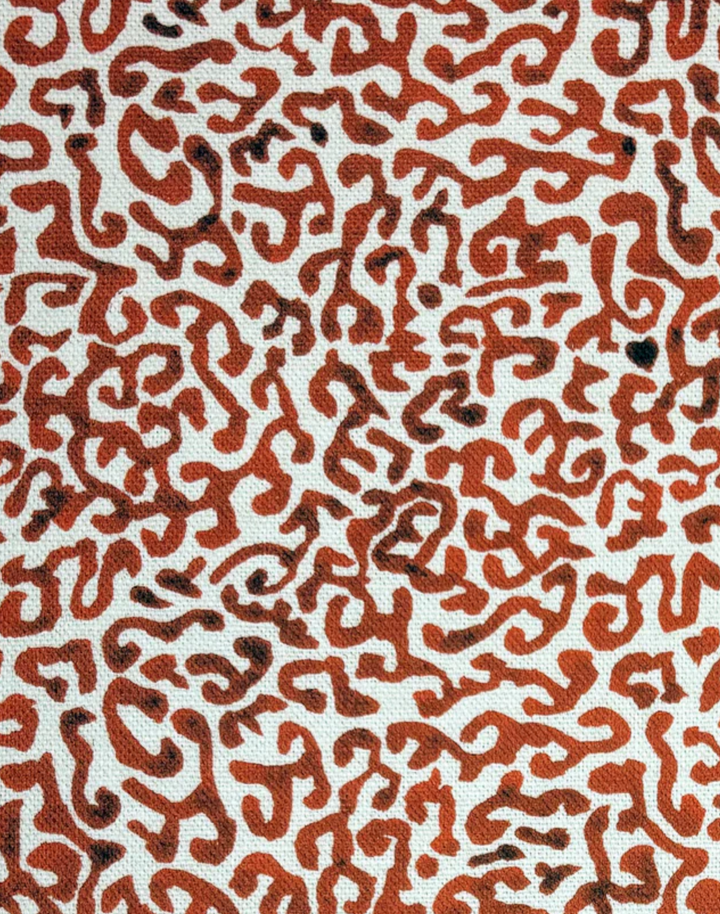Java Fabric, Burnt Orange