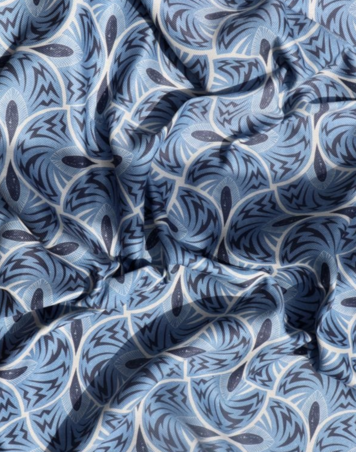 Jazz Herringbone Fabric, Ink