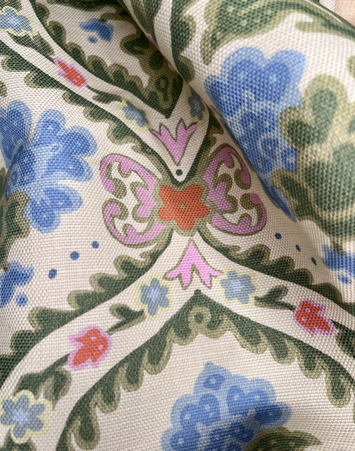 Joyce, Sorbet - Linen Fabric