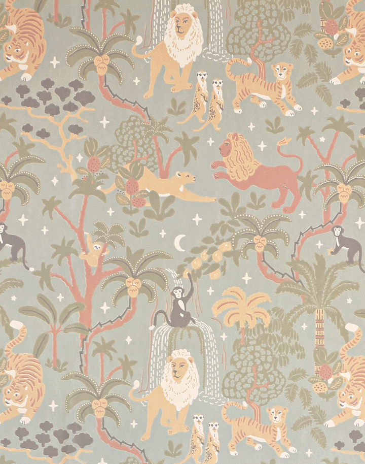 Jungle Glow, Tropical Blue