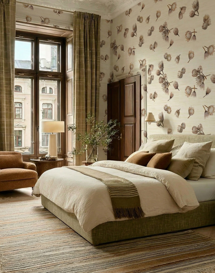 King Protea Grasscloth