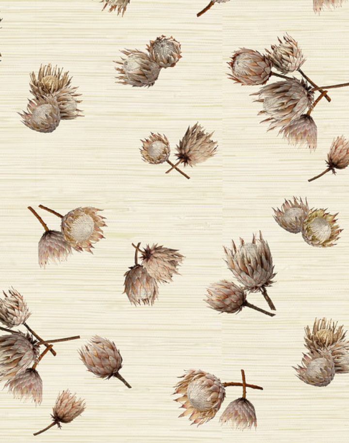 King Protea Grasscloth