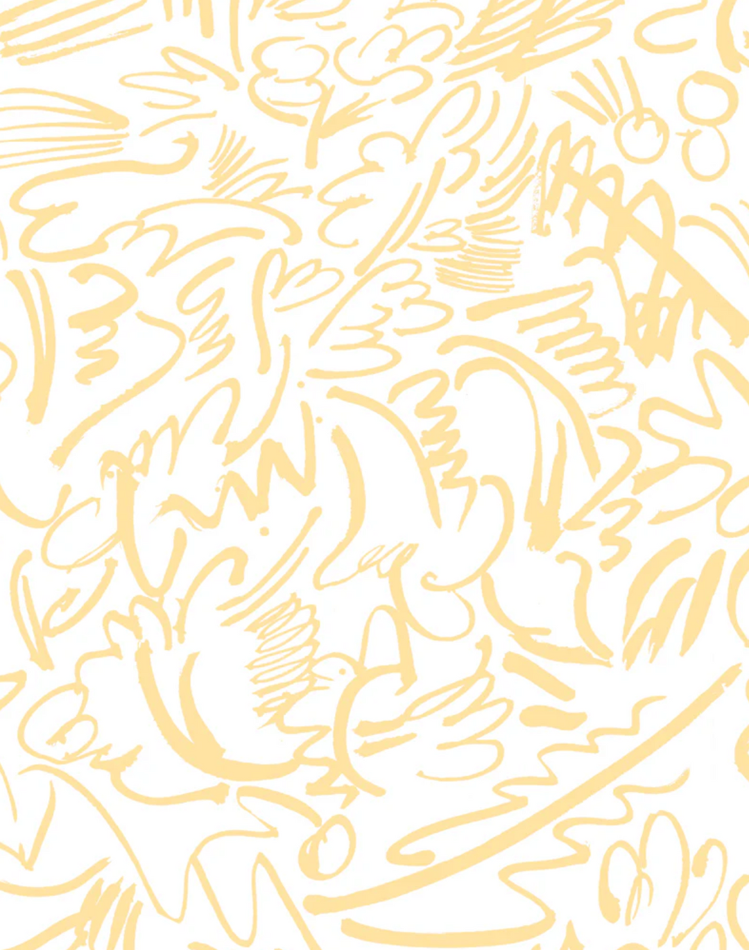 La Friche Yellow Fabric, Cotton/Linen