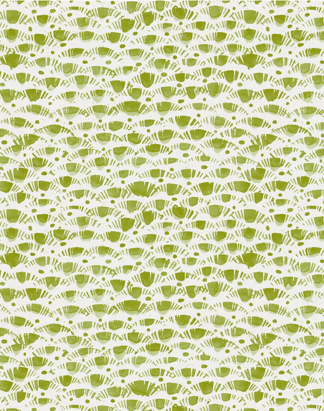 Lea, Grass - Linen Fabric