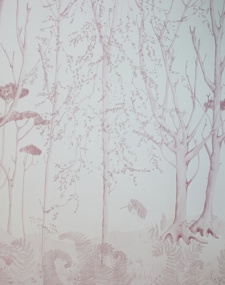 Legend Mural, Dusty Rose