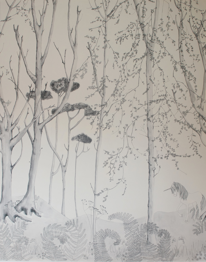 Legend Mural, Ink