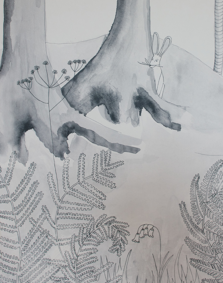Legend Mural, Ink