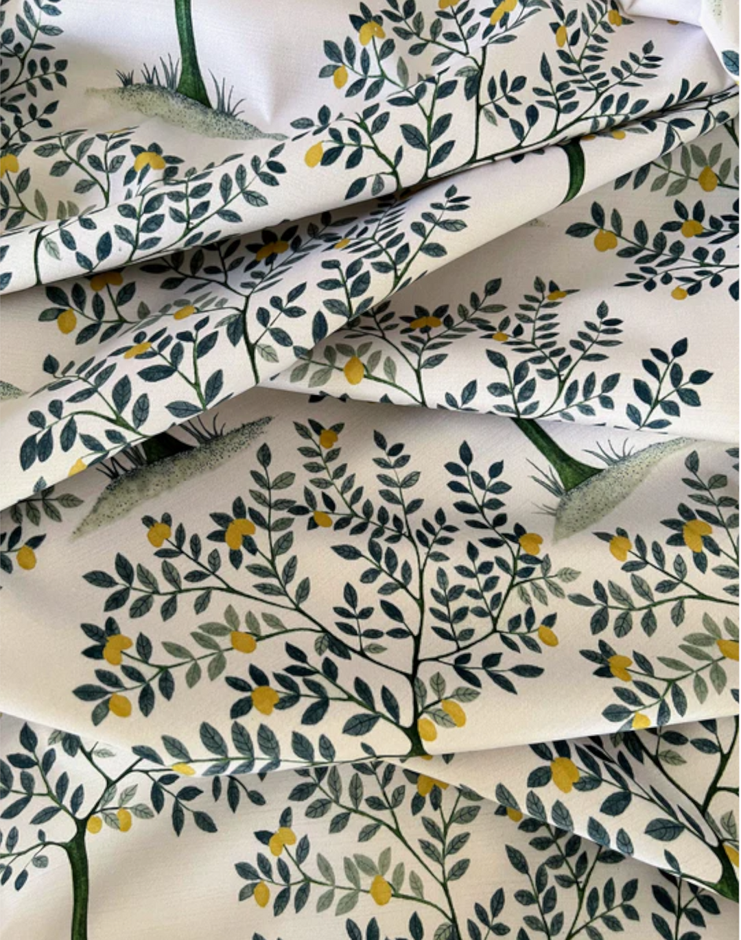 Lemon Grove Fabric, Green