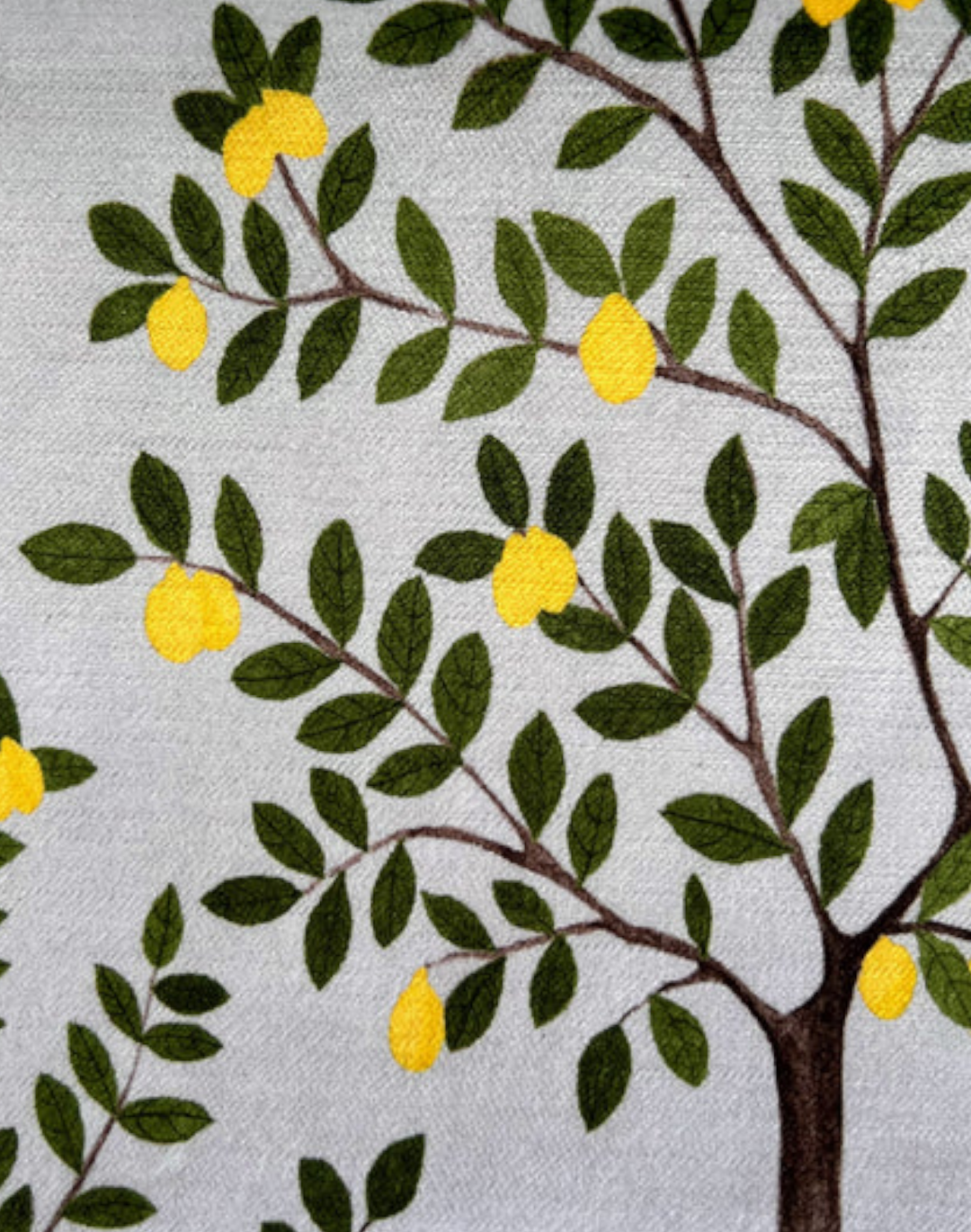 Lemon Grove Fabric, Olive Green