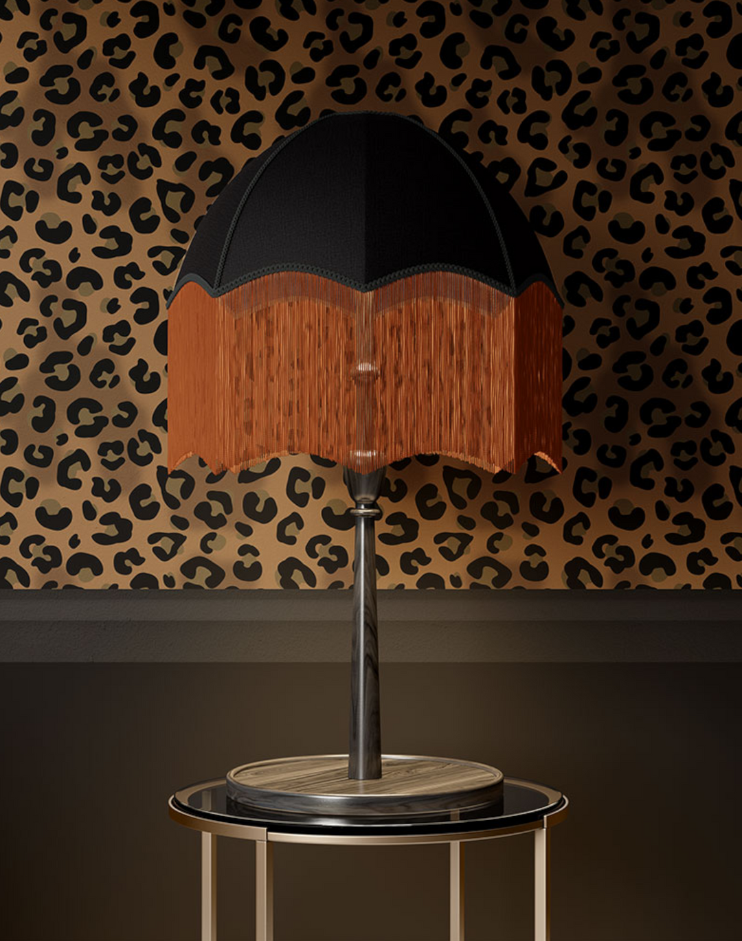 Leopard Print, Gold