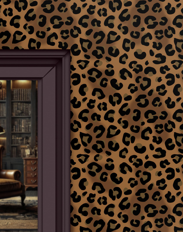 Leopard Print, Gold