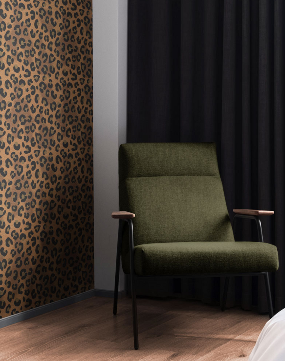 Leopard Print, Gold