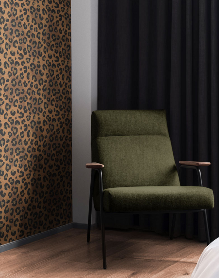 Leopard Print, Gold