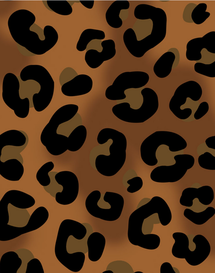 Leopard Print, Gold