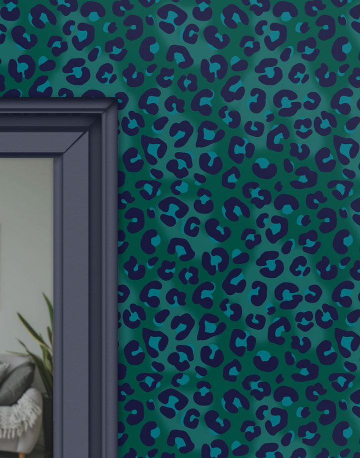 Leopard Print, Green