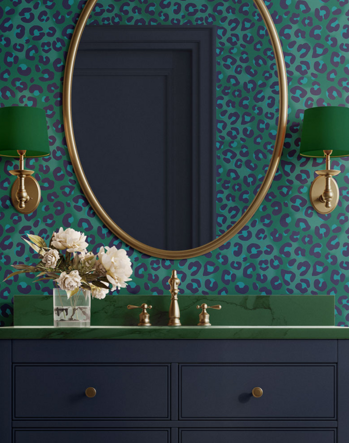Leopard Print, Green