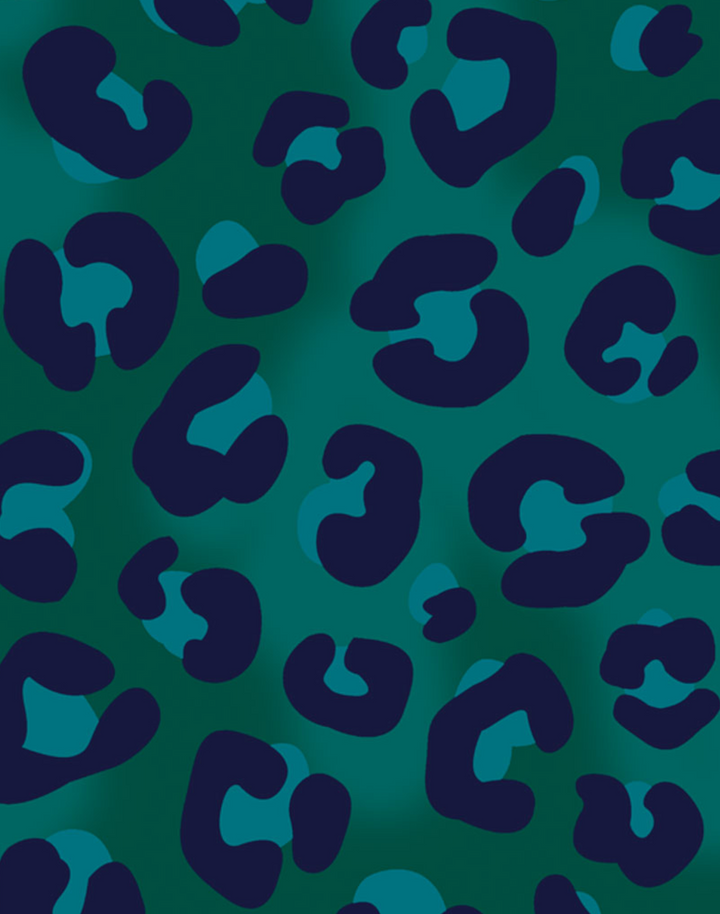 Leopard Print, Green
