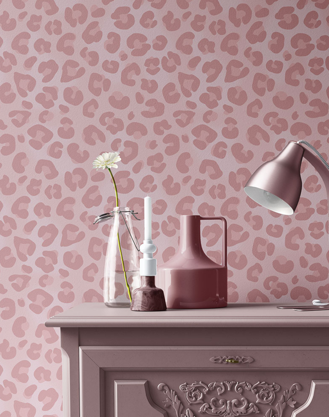 Leopard Print, Pink