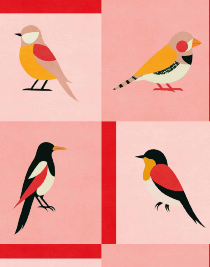 Like A Bird, Pink C00138N