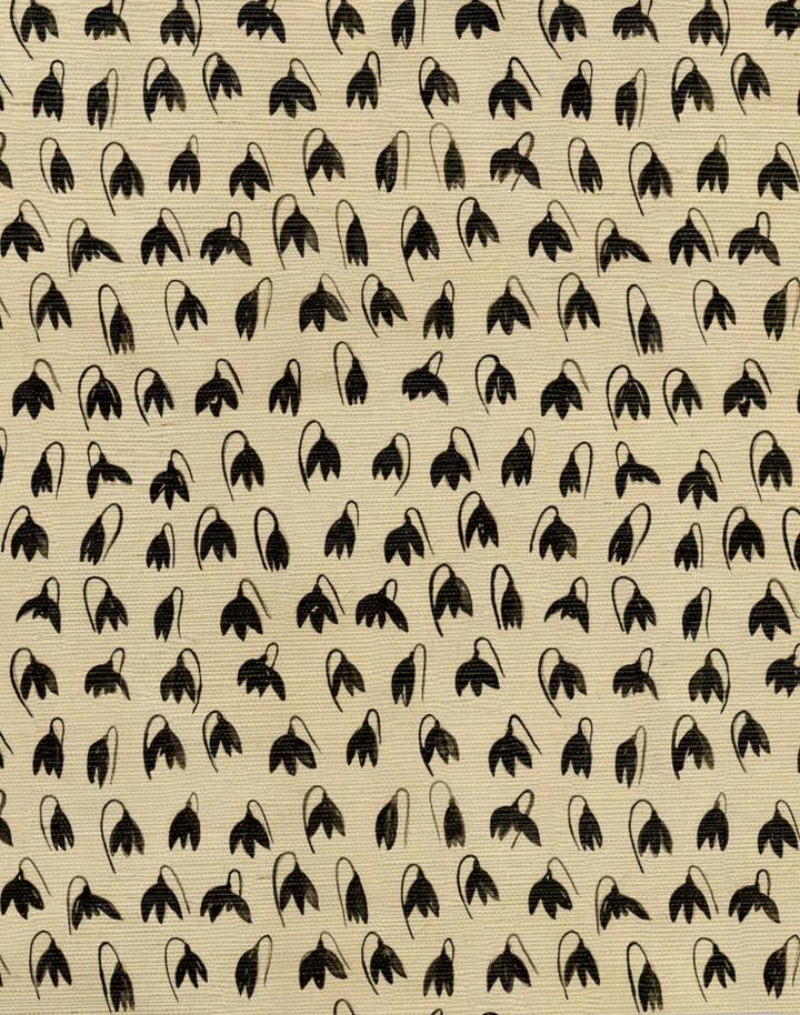 Lilly Farrows Grasscloth, Silhouette Shade WPLN0165