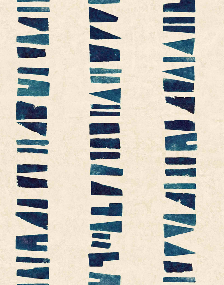 Linear Footprints, Blue NP5107-2