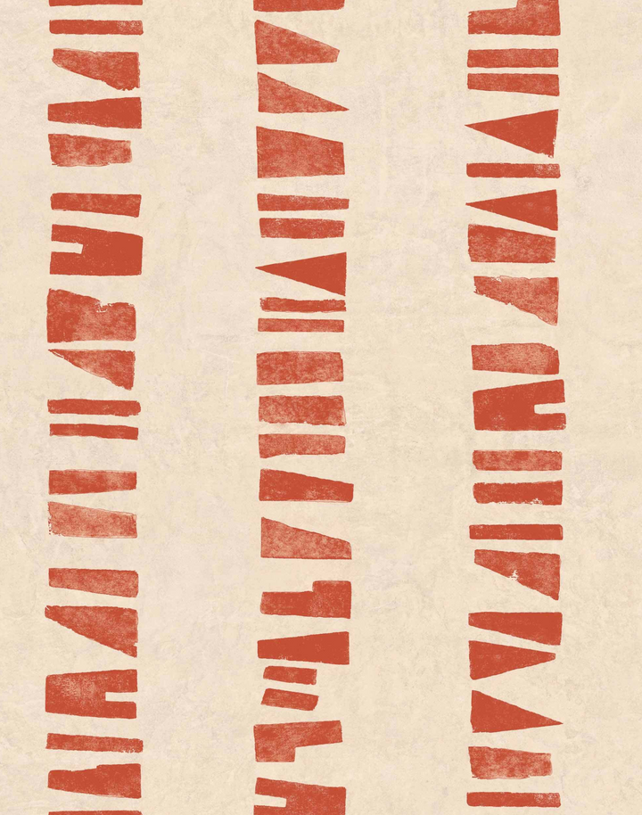 Linear Footprints, Red NP5107-4