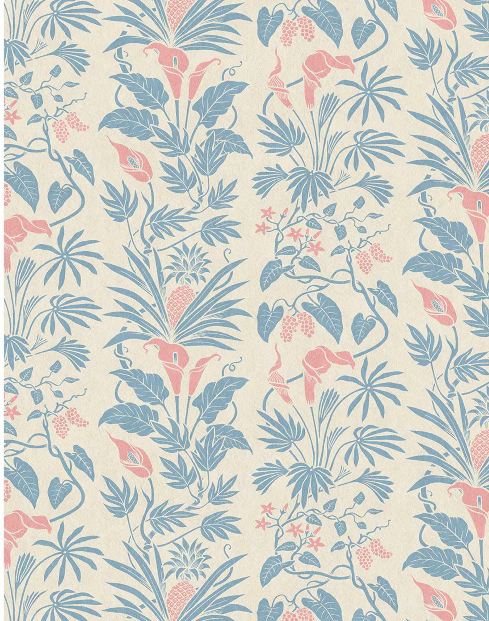 Indian Chintz - Pink/Orange – Peter Dunham Textiles