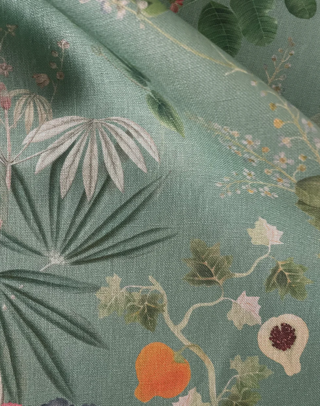 Little Eden Linen Fabric, Spring