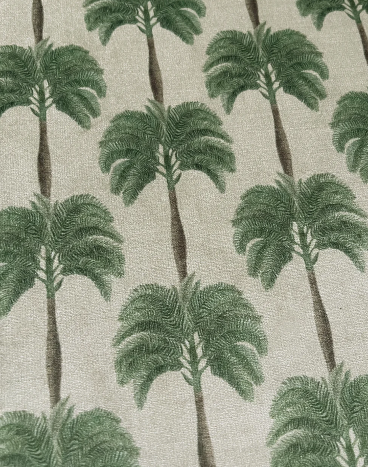 Little Palma Velvet Fabric, Sand