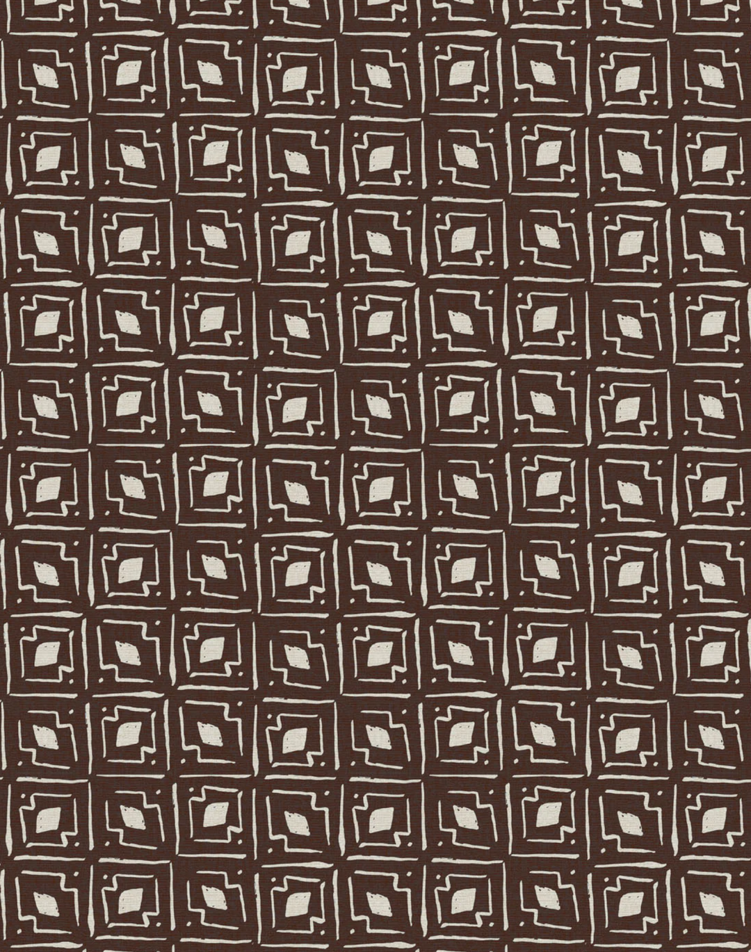 Lulu, Conker - Linen Fabric
