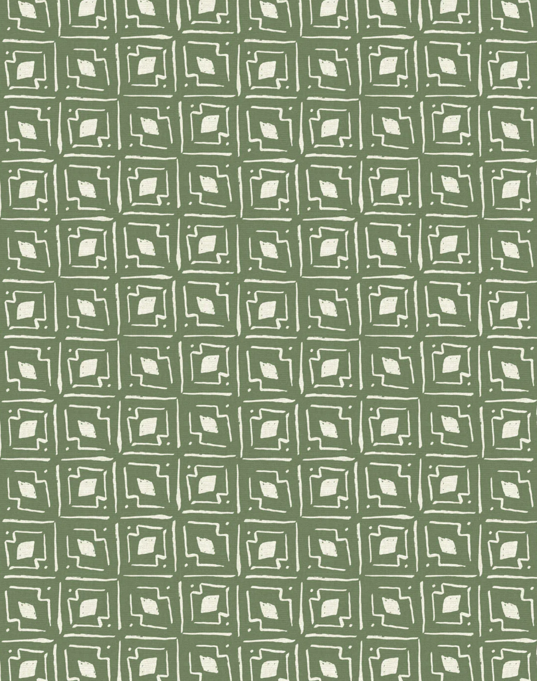 Lulu, Hunter - Linen Fabric