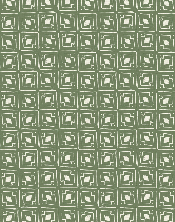 Lulu, Hunter - Linen Fabric