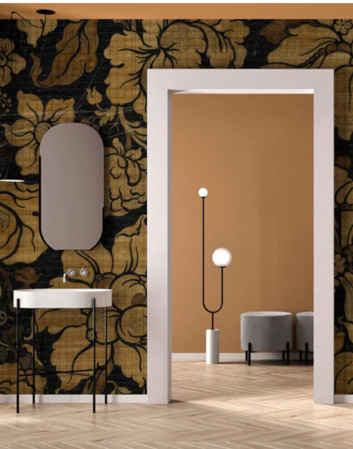 MRV-41 Big Pattern "Paradis Noir" Mural by Mr & Mrs Vintage