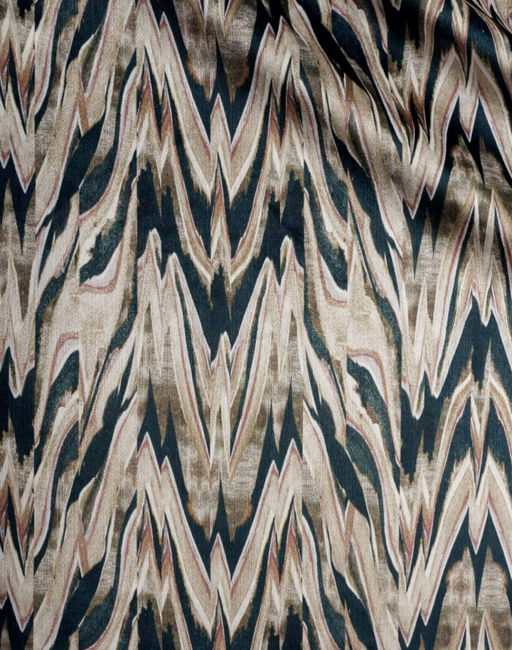 Makemba Velvet Fabric, Mink