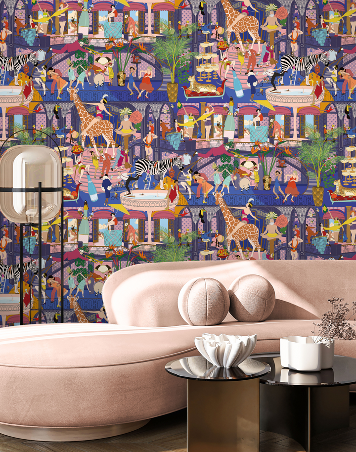 MAYHEM MANSION, ELECTRIC BLUE