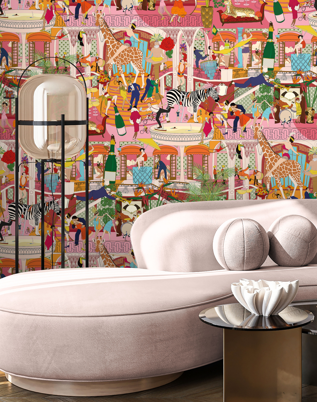 MAYHEM MANSION, PUMPKIN PINK