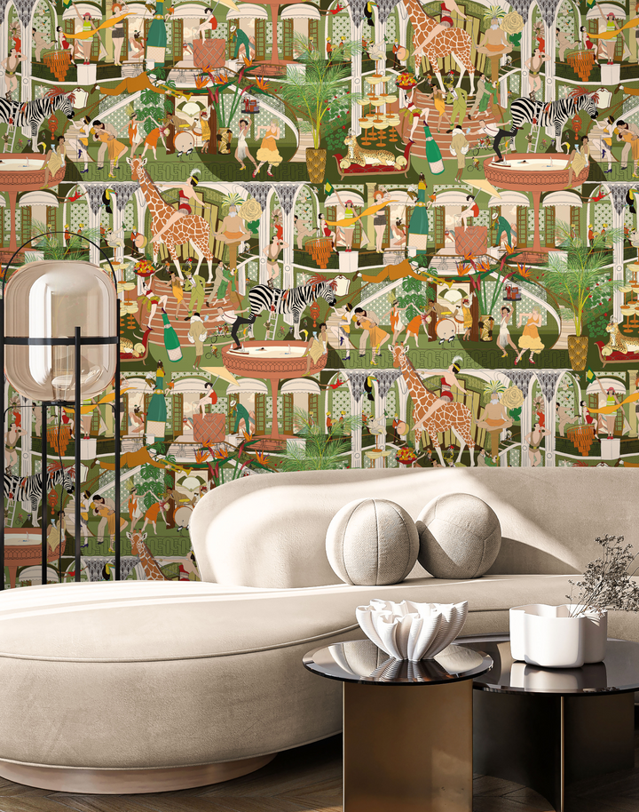 MAYHEM MANSION, VINTAGE OLIVE