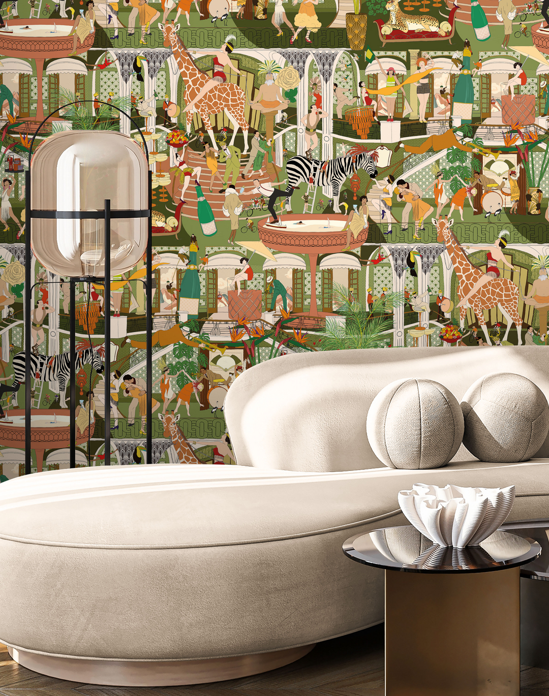 MAYHEM MANSION, VINTAGE OLIVE