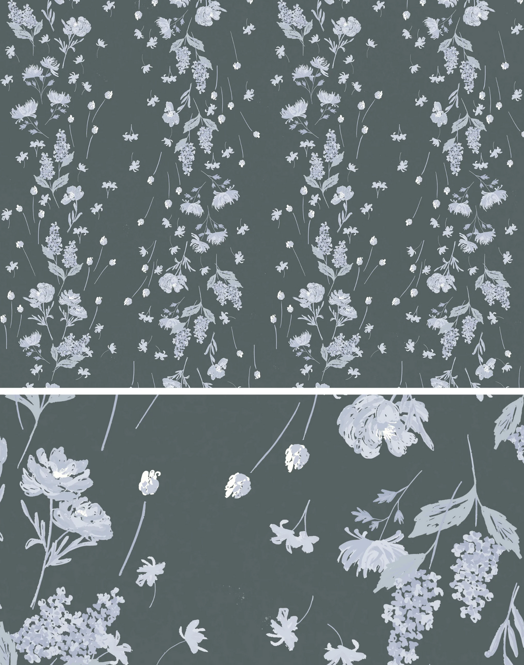 Meadow Vines, Dusty Emerald