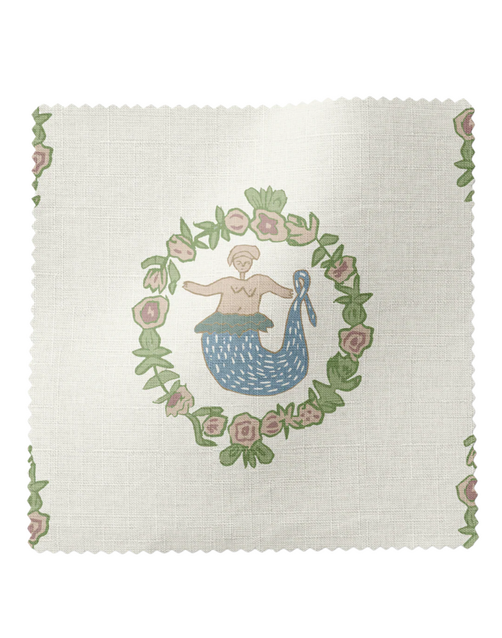 Mermaid - Linen Fabric