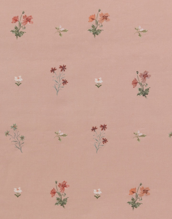 Mitford, English Rose - Linen Fabric