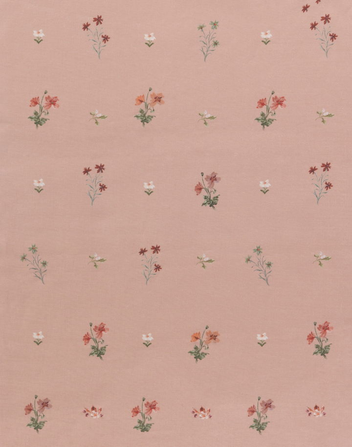 Mitford, English Rose - Linen Fabric