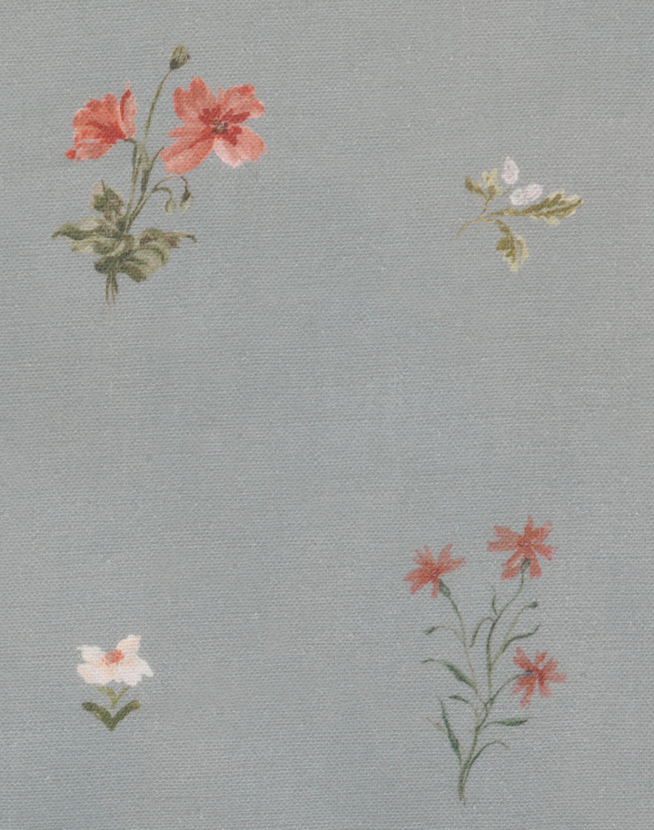 Mitford, Vintage Blue - Linen Fabric