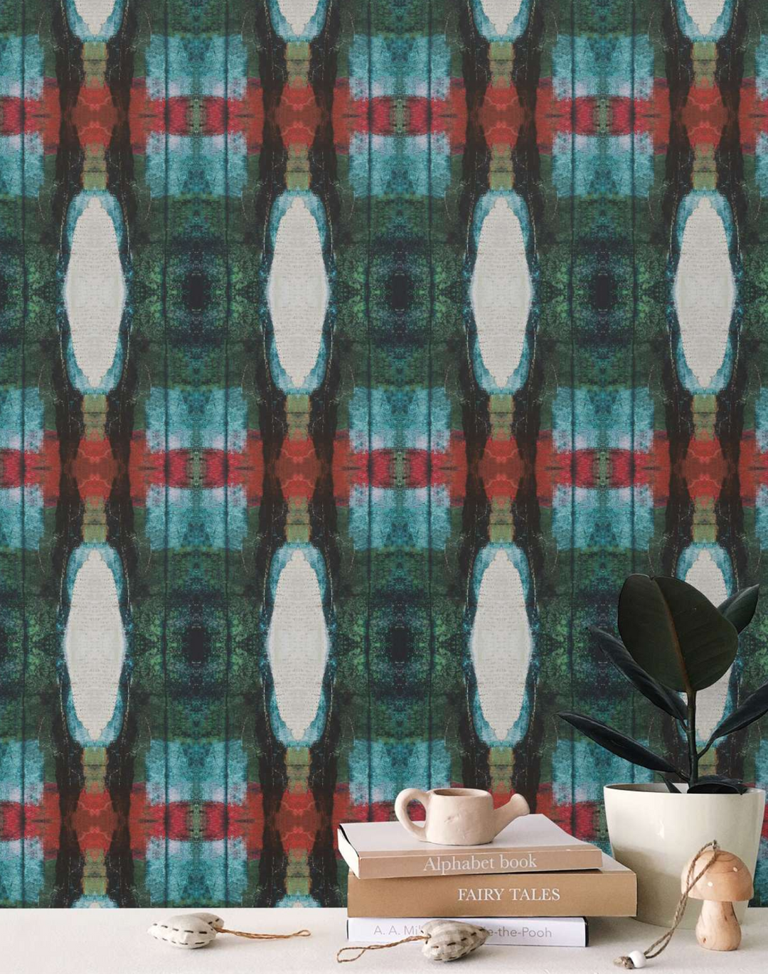 Mod Plaid 3, Blue Topaz