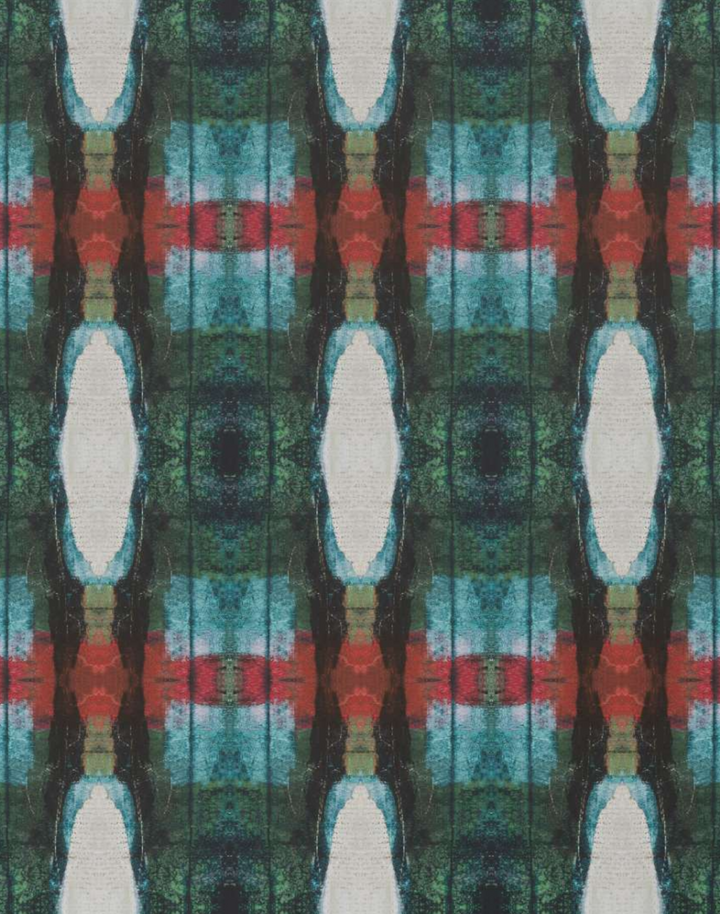 Mod Plaid 3, Blue Topaz