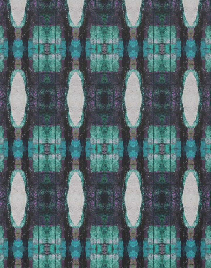 Mod Plaid 4, Aquamarine