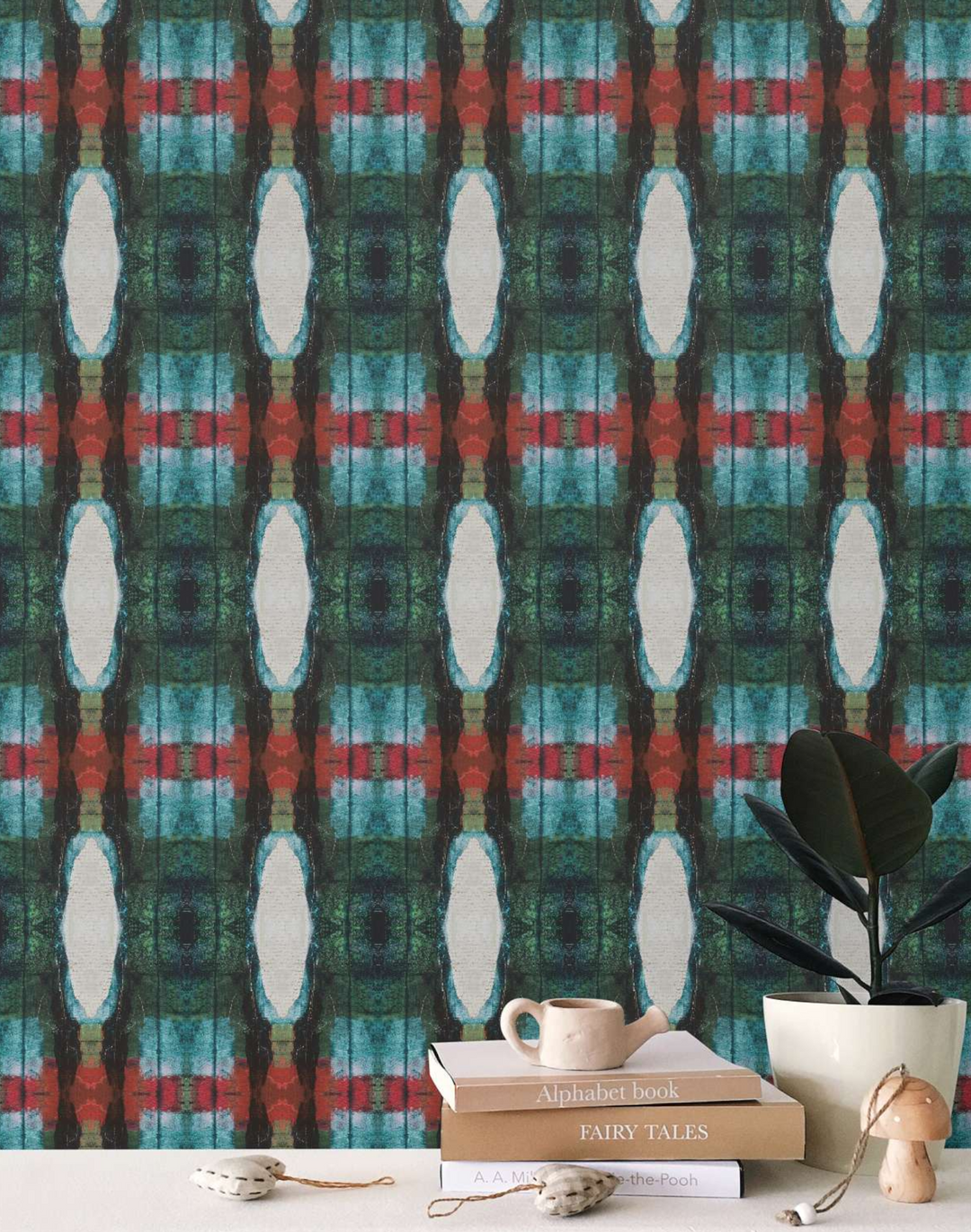 Mod Plaid 4, Blue Topaz