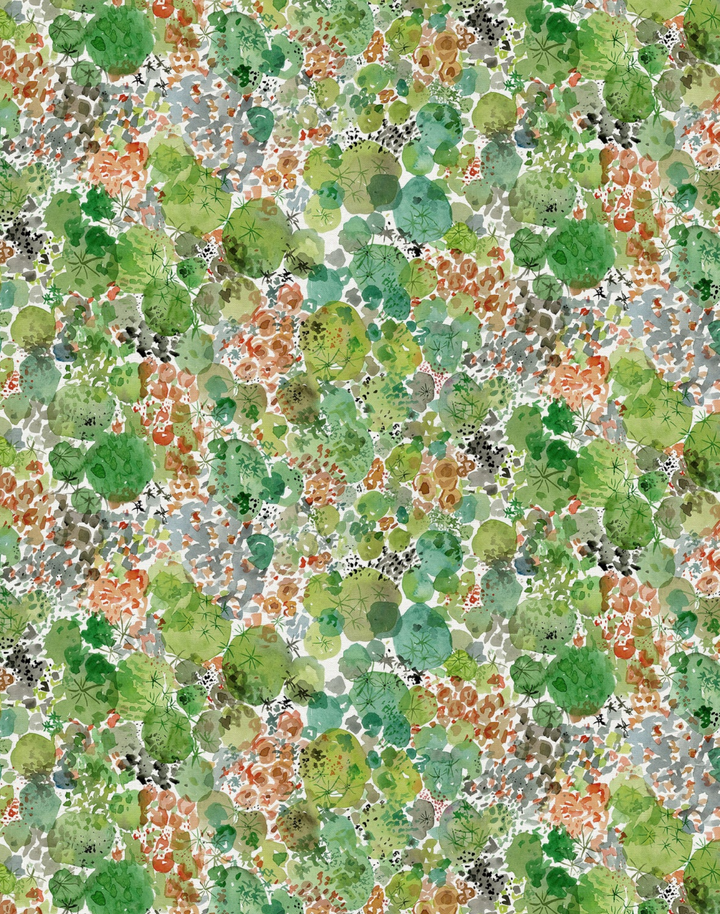 Moss, Green - Linen Fabric